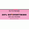Asos - 72 Hours Sale: 20% Off Everything Incld. Sale Items (code)