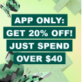 ASOS - 24 Hours Flash Sale: 20% Off Orders via App (code)! Minimum Spend $40