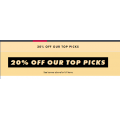Asos - 20% Off Top Picks (Over 4000 Styles) - Bargains from $5.5