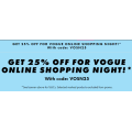 ASOS - VOSN Sale: 25% Off Everything (code)! 3 Days Only