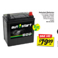 Autobarn - AUTOSTART Battery NS40 12V 300CCA 45RC X40ZL $79.99 (Save $40)