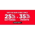 Repco - Weekend Sale: 25% Off Batteries + 35% Off Penrite [Sat 8th &amp; Sun, 9th Dec]