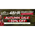 Kathmandu - 24 HRS Autumn Sale: Up to 50% Off Storewide + Extra 10% Off Sale Prices