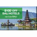 Webjet - $100 Off Bali Hotels (code)! 1 Week Only