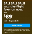 Tiger Air -  Saturday Flight Frenzy - Perth to Bali $89 (One-Way) &amp; $178 (Return)! Ends 8 P.M, Today [Expired]