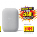 JB Hi-Fi - 2 x Google Nest Audio Chalk for $268