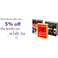 Book Depository - 5% off code plus FREE worldwide shipping