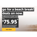 Tigerair - Beach Break Flight Frenzy: Domestic Flights from $49.95 e.g. Gold Coast to Sydney $49.95