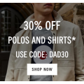 Ben Sherman - Final Days: 30% Off Polos, Casual &amp; Formal Shirts (code)! 3 Days Only