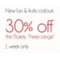 30% Off On Barely There Range At Berlei - 1 Week Offer