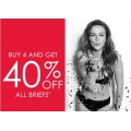  Berlei - Buy 4 &amp; Get 40% Off All Briefs! In-Store &amp; Online