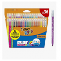 [Prime Members] BIC Kids Couleur Felt Tip Colouring Marker Pen Medium Point - Assorted Colours, Pack of 36 $10 Delivered @ Amazon