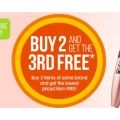  BIG W - Top Brand Cosmetic Sale - Buy 2 Get the 3rd Free (In-stores Only)