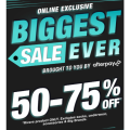 Rivers - Online Exclusive: Biggest Sale Ever - 50%-75% Off Everything e.g. Jumper $9 | Tee $9 | Jean $12 etc.
