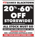 EB Games - Closing Down Sale: 20%-60% Off Storewide [19 Locations]