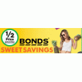 Woolworths - 50% Off Bonds - Starts Wed, 26th April