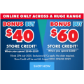 The Good Guys - Online Only: Bonus $40 Store Credit ($240-$359 Spend) &amp; $60 Store Credit ($360+ Spend)! 4 Days Only