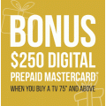 Bing Lee - BONUS $250 Digital Prepaid Mastercard on TVs 75&quot; and Above