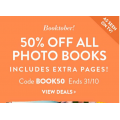 Snapfish - Booktober Sale: 50% Off all Photo Books (code)