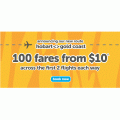 Tiger Air - Direct Flight between Hobart &amp; Gold Coast $10! 100 Tickets Only