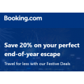 Booking.com - End of Year Escape Sale: Minimum 20% Off Hotel Booking