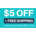 Angus &amp; Robertson - $5 Off + Free Shipping - Minimum Spend $80 (code)