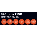  Boost Mobile - Pay $20 for $40 Nano 11 GB Sim Card + Free Shipping