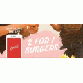 Grill&#039;d - 2 for 1 on all Burgers via App