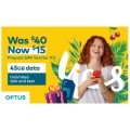 OPTUS - $40 Prepaid SIM Starter Kit with 45GB Data &amp; Unlimited Talk/Text $12.75 (code) @ Groupon