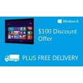 Computer Alliance - Windows 8 Celebration $100 Discount Offer + FREE delivery