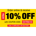 Supercheap Auto - 4 Days Sale: Take an Extra 10% Off Everything Incld. Sale Items (code)