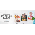 Snapfish - Flash Sale: 75% Off all Canvas Prints (code)