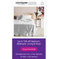 Canningvale - Click Frenzy 2020: Up to 70% Off Sitewide e.g. Royal Splendour 6 Piece Towel Set $49.99 (Was $149.99) etc.