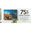 Snapfish - Makeover March Sale: 75% Off Large Canvas Prints &amp; Others (code) 