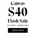Hush Puppies - Canvas $40 Flash Sale (50% Off) e.g. Chandler Sneaker $40 (Was $99.95) etc.