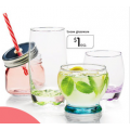 $1 for Glass Tumbler with Coloured Base @ Kmart