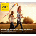 Europcar A.U - Up to 20% Off Base Rate with 2+ Days Car Rental