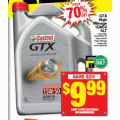 Autobarn - Castrol GTX High Mileage Engine Oil 15W-50, 5 Litre $9.99 (Was $38.90)! In-Store Only