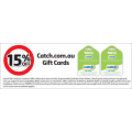 Coles - 15% Off $50 Catch.com.au Gift Cards