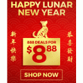 Catch of the Day - Happy Lunar New Year: 888 Deals for $8.88 (Deals in the Post)