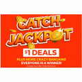 Catch - April Jackpot: $1 Deals + Over 800+ Bargains e.g. Toshiba AAA Super Heavy Duty Batteries 4-Pack $1 (Was $5)