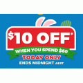 Catch - Easter Sale: $10 Off Sitewide - Minimum Spend $60 (code)! 24 Hours Only