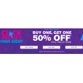 City Beach - Click Frenzy: Buy One Get One 50% Off Full Priced Items