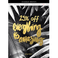 25% off EVERYTHING @ Charlie Brown!