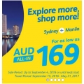 Cebu Pacific Air - Fly from Sydney to Manila for $169 (One-Way) &amp; $298.58 (Return)
