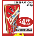 Dimmeys - Mars Celebrations Gift Box 540g $4.99 (Was $18) - Starts Mon 29th July