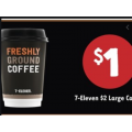 7-Eleven - $1 Large Coffee via Fuel App! Today Only