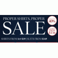  Charles Tyrwhitt -  End of Season Sale! Shirts From $39 (40% Off)