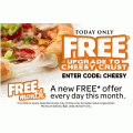 Domino&#039;s - FREE Upgrade to Cheesy Crust (code)! Today Only