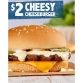 Hungry Jacks - $2 BBQ Cheese Burger via App